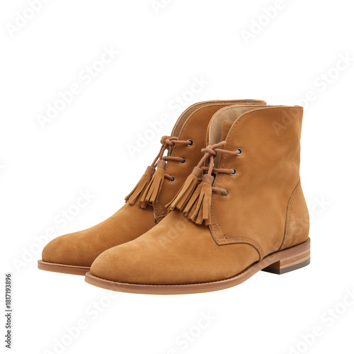 Stylish Tan Suede Boots With Tassels for Modern Fashion Statements