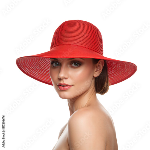 Liquid Splash Creates Vibrant Red Pattern Against White Background