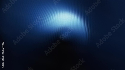 Glass gradient with clean white and icy blue tones rippling smoothly over a dark canvas, evoking cool clarity and minimalist sophistication.