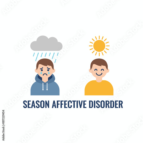 Icon representing seasonal affective disorder