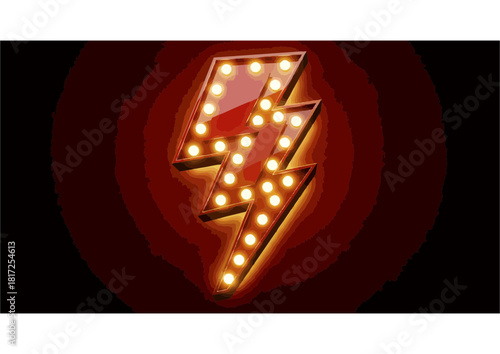 Black lightning bolt silhouette icon symbolizing electricity and energy on a plain background