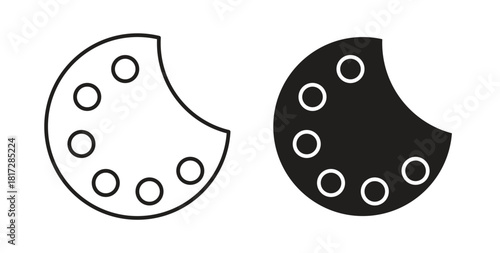 Palette icon with line and silhouette versions.