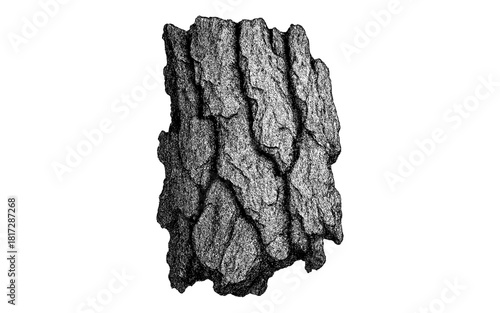 Realistic bark texture design for nature and rustic themes