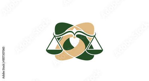 Abstract Concept Representing Justice, Balance, Fairness, Harmony, And Symbolic Representation