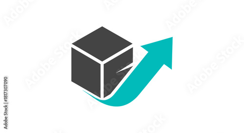 Abstract Concept Symbolizing Growth, Progress, and Expansion in Market Commerce