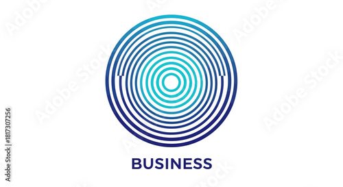 Abstract Concentric Circles Suggesting Growth, Innovation, And Business Development Imagery