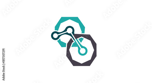 Abstract Connectivity Concept Illustrating Business Technology Network Connections Seamlessly