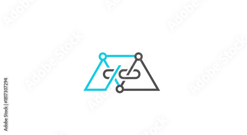 Abstract Connectivity Concept Illustrating Business, Partnerships, And Technological Synergy