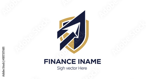 Abstract Finance Logo Design Representing Growth, Security, Investment, And Strategy