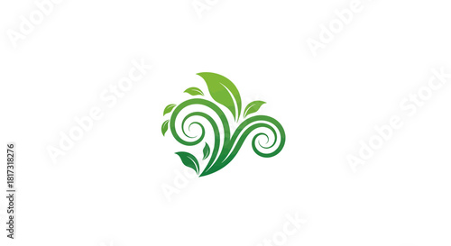 Abstract Foliage Design: A Vibrant Visualization Of Nature And Its Beautiful Grace