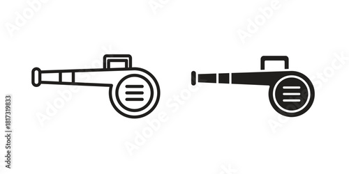 Leaf blower icon on white background. Stock vector icon