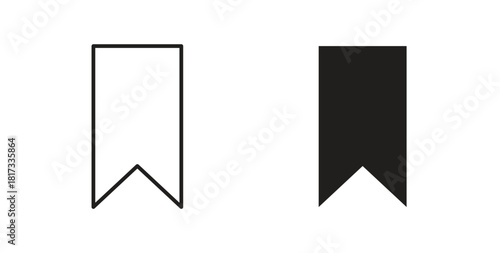 Save post icons, vector symbols. filled flat sign