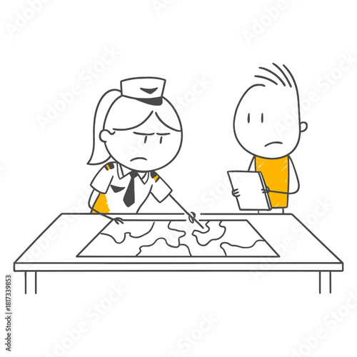 A Serious Evaluation is Being Made Over the Map.