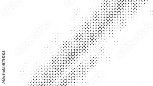 Black Halftone Dot Gradient Vector for Minimalist Web UI Graphics, Clean Corporate Layouts, Modern Branding Templates, Subtle Abstract Background