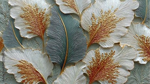 Elegant botanical wallpaper surface high resolution picture