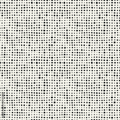 Vector seamless pattern. Modern spotted texture. Repeating, abstract background with dots. Graphic simple spots. Can be used as a swatch in Illustrator.