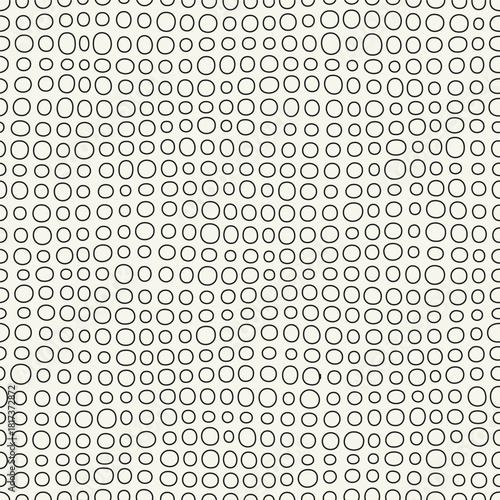 Vector seamless pattern. Modern spotted texture. Repeating, abstract background with dots. Graphic simple spots. Can be used as a swatch in Illustrator.