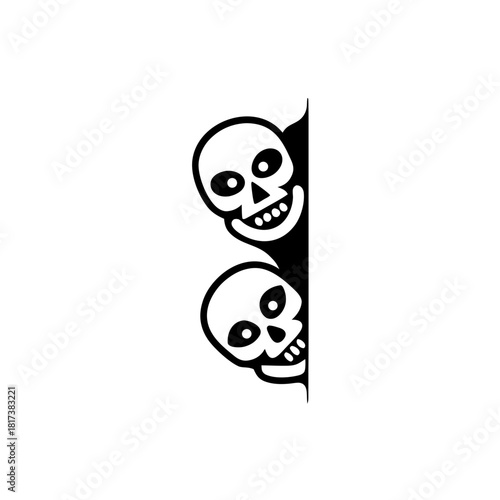 A detailed black silhouette of a majestic stag with large antlers standing proud and alert isolated on a transparent background silhouette isolated on transparent background