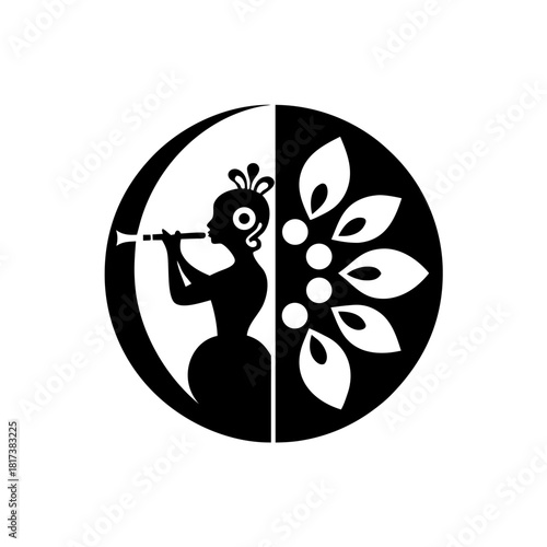 A black silhouette of a classic vintage car with its doors open isolated on a transparent background showcasing its iconic design in a striking silhouette isolated on transparent background