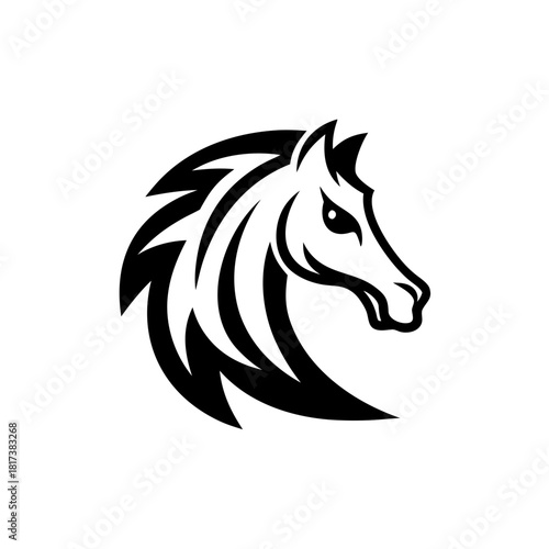 A black silhouette of a majestic stag with large antlers standing proudly on a transparent background isolated silhouette isolated on transparent background