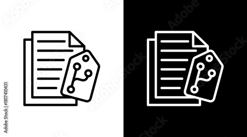 Version Tagging With Icon Set Design