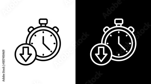 Downtime With Icon Set Design