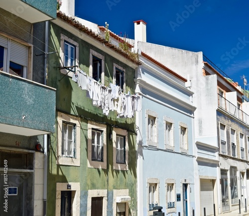 facade of a house in lisbon