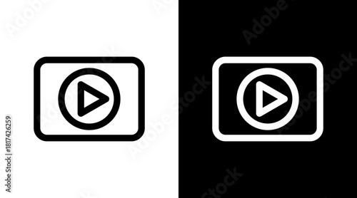 Video With Icon Set Design