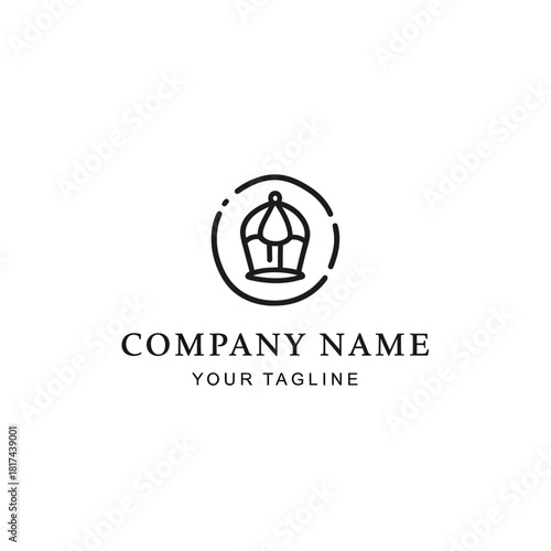 Minimalist Crown Logo Design for Royalty and Luxury Brands.