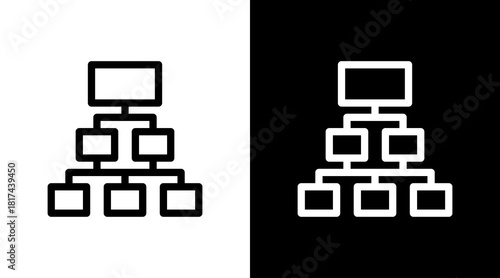 Hierarchy With Icon Set Design