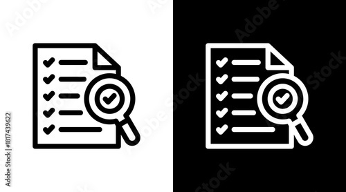 Audit With Icon Set Design