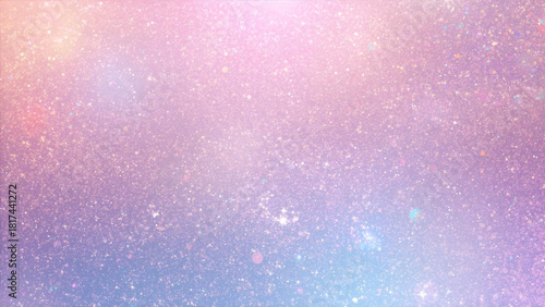 Pastel Holographic Glitter and Bokeh Light Sparkle Background Texture
