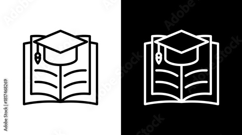 Education With Icon Set Design