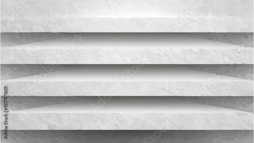 Gray Concrete Wall with Horizontal Grooves

