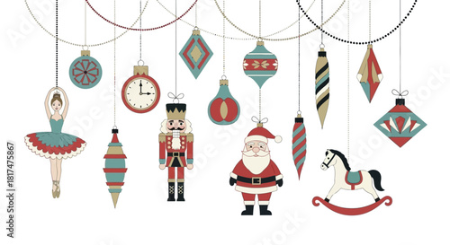 Festive Holiday Ornaments A Collection of Christmas Decorations for Celebrations and Cheer