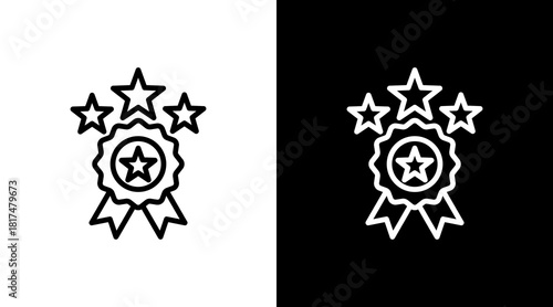 Brand Reputation With Icon Set Design