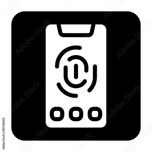 Technology ector, clip art, and symbol. Flat design of  technology concept and simple design