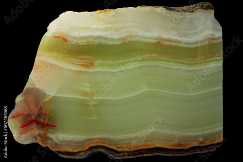 Banded Aragonite, Indian Onyx, from Pakistan
