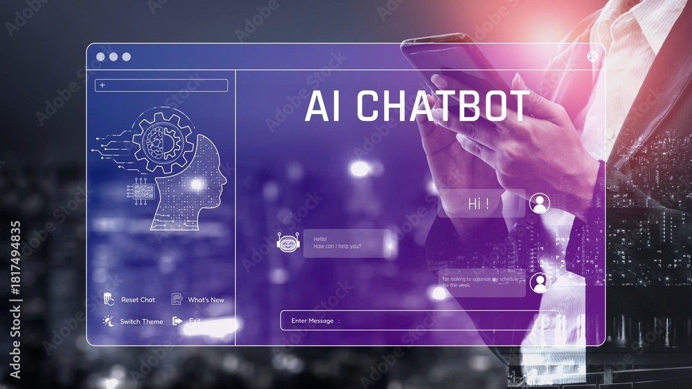 © InfiniteFlow - AI chatbot interface facilitates communication, chatbot, and AI interaction for automated user support and information exchange Marrow