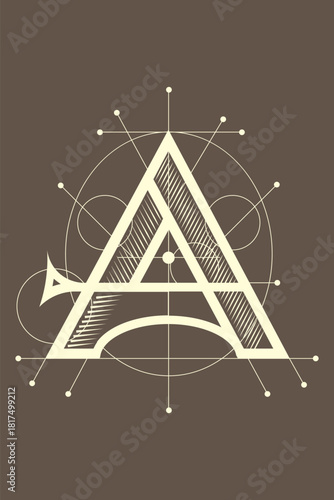 Chinese New Year greeting card with a golden horse illustration on a dark background