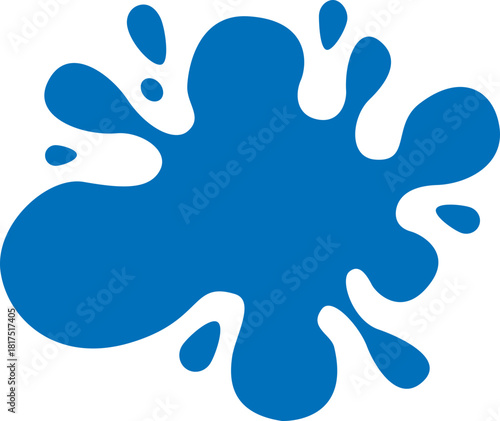 Vector illustration of a splash element