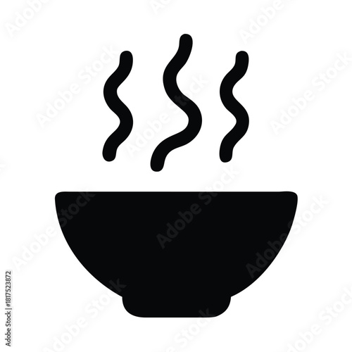 A steaming bowl of comfort inviting warmth and flavor in a minimalist