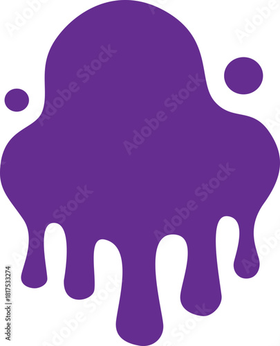 vector illustration of a water drop splashes