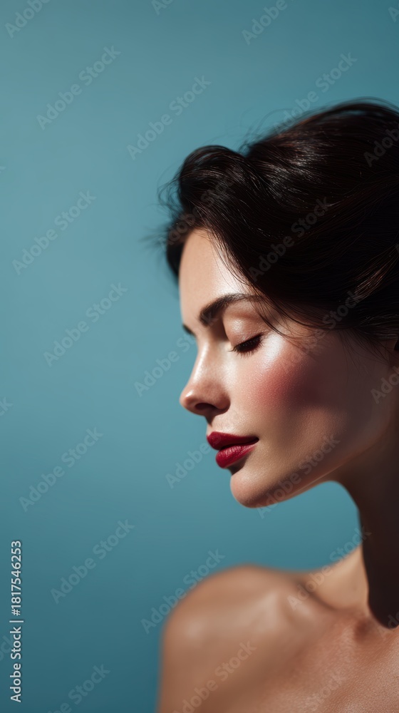 Fototapeta premium Beauty moment, serene colors, ultra-realistic, trending on Adobe Stock, perfect lighting