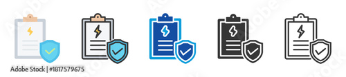 energy policy icon set multi style various collection