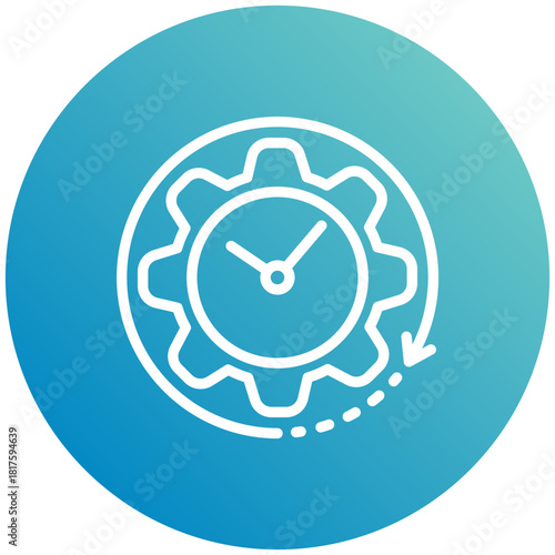 Consistency Mini Illustration Icon. Use For Modern Concept, Print, Ui, Ux Kit, Web And App Development. Vector Related To Business Finance, Management And More