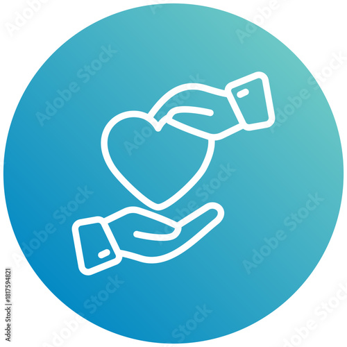 Kindness Mini Illustration Icon. Use For Modern Concept, Print, Ui, Ux Kit, Web And App Development. Vector Related To Business Finance, Management And More