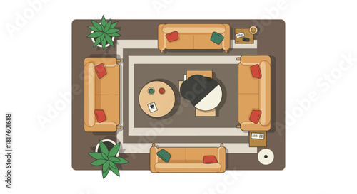 living room interior design showcasing a cozy lounge setup creating an inviting atmosphere with couches coffee tables and plants ideal for relaxation