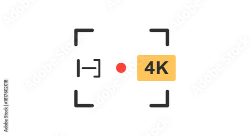 recording in 4k resolution capturing footage with a camcorder displaying 4k quality ideal for video editing and professional filmmaking projects.