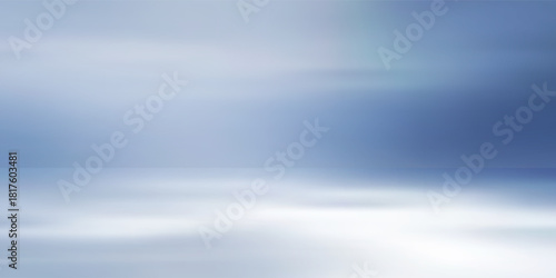 blur abstract soft blue studio and wall background
